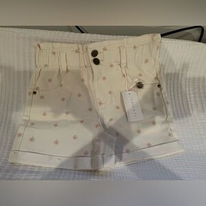 Jamie Kay flower denim shorts (NEW)
